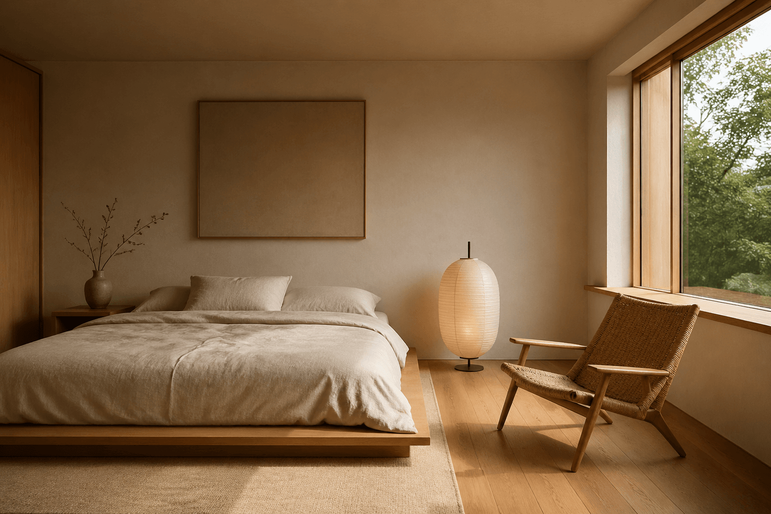 Bedroom · Japandi · 14m²