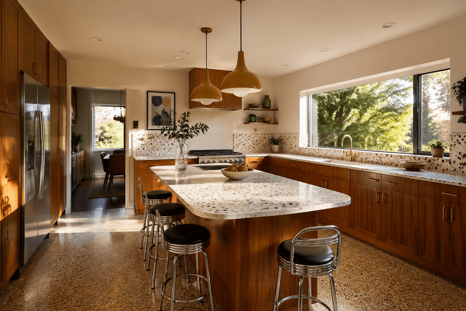 Kitchen · Mid-century · 18m²