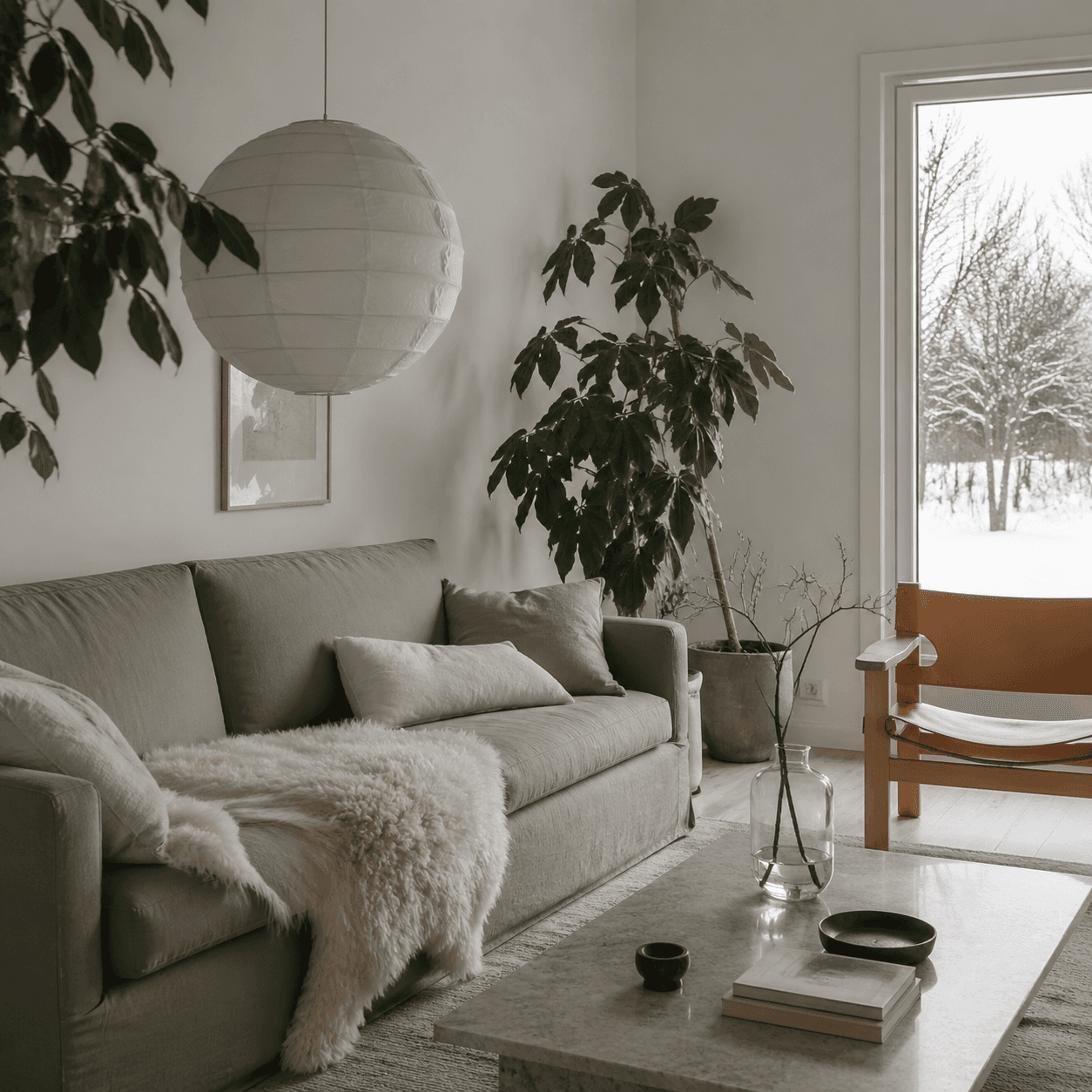 Scandinavian style room render